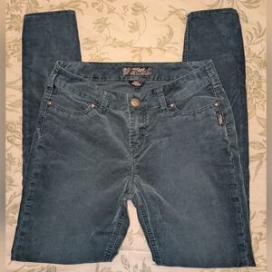 Silver Jeans Women's Corduroy Teal Jeggings